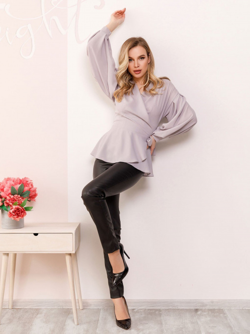 Блуза ISSA Plus модель SA-160_grey Фото