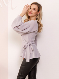 Блуза ISSA Plus модель SA-160_grey Фото