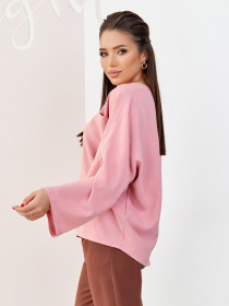 Блуза ISSA Plus модель SA-176_pink Фото