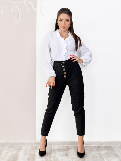 Блуза ISSA Plus модель SA-184_white — фото 4 - INTERTOP