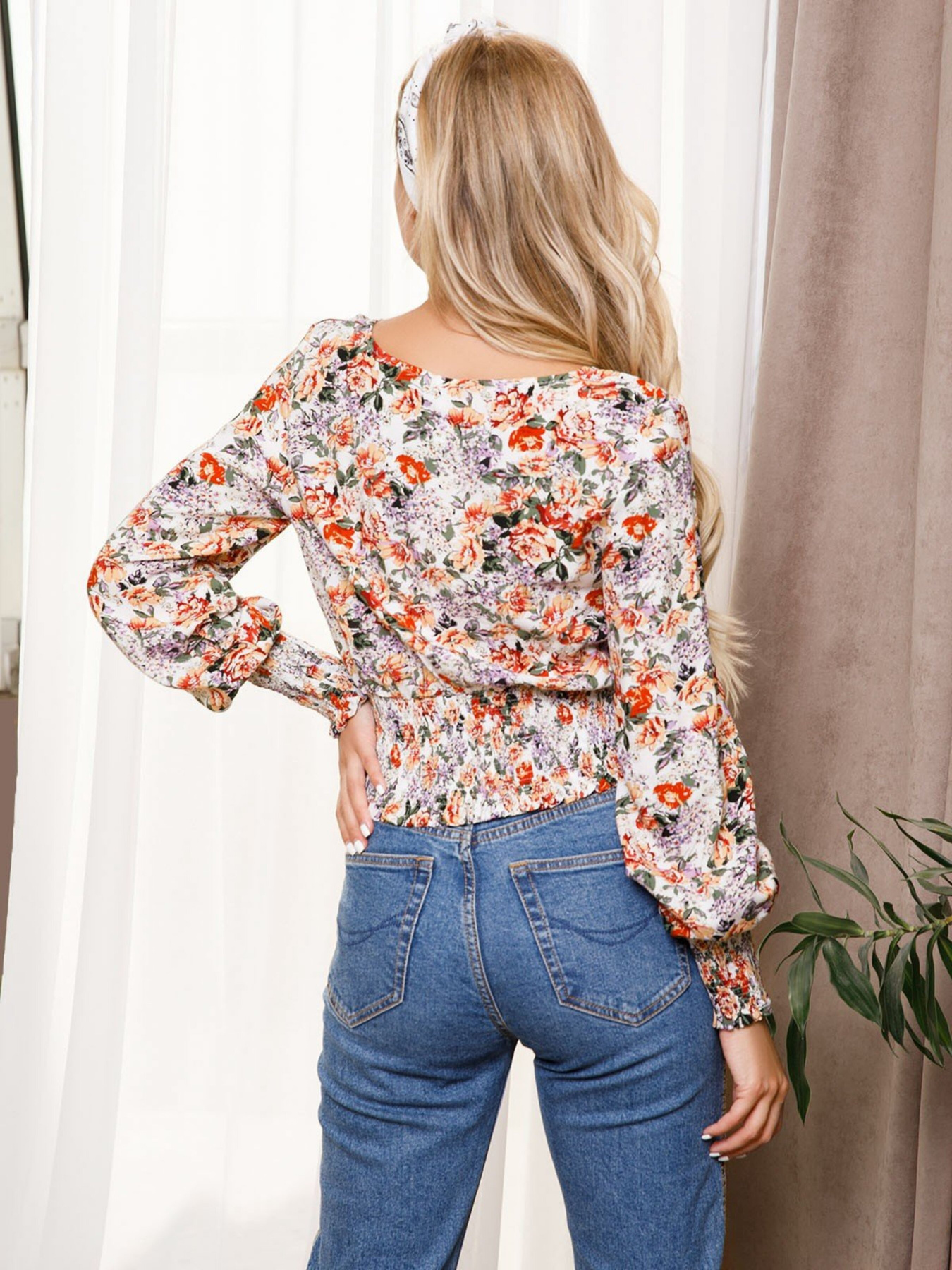 Блуза ISSA Plus модель SA-227_beige Фото