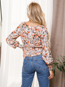 Блуза ISSA Plus модель SA-227_beige Блуза ISSA Plus модель SA-227_beige Фото