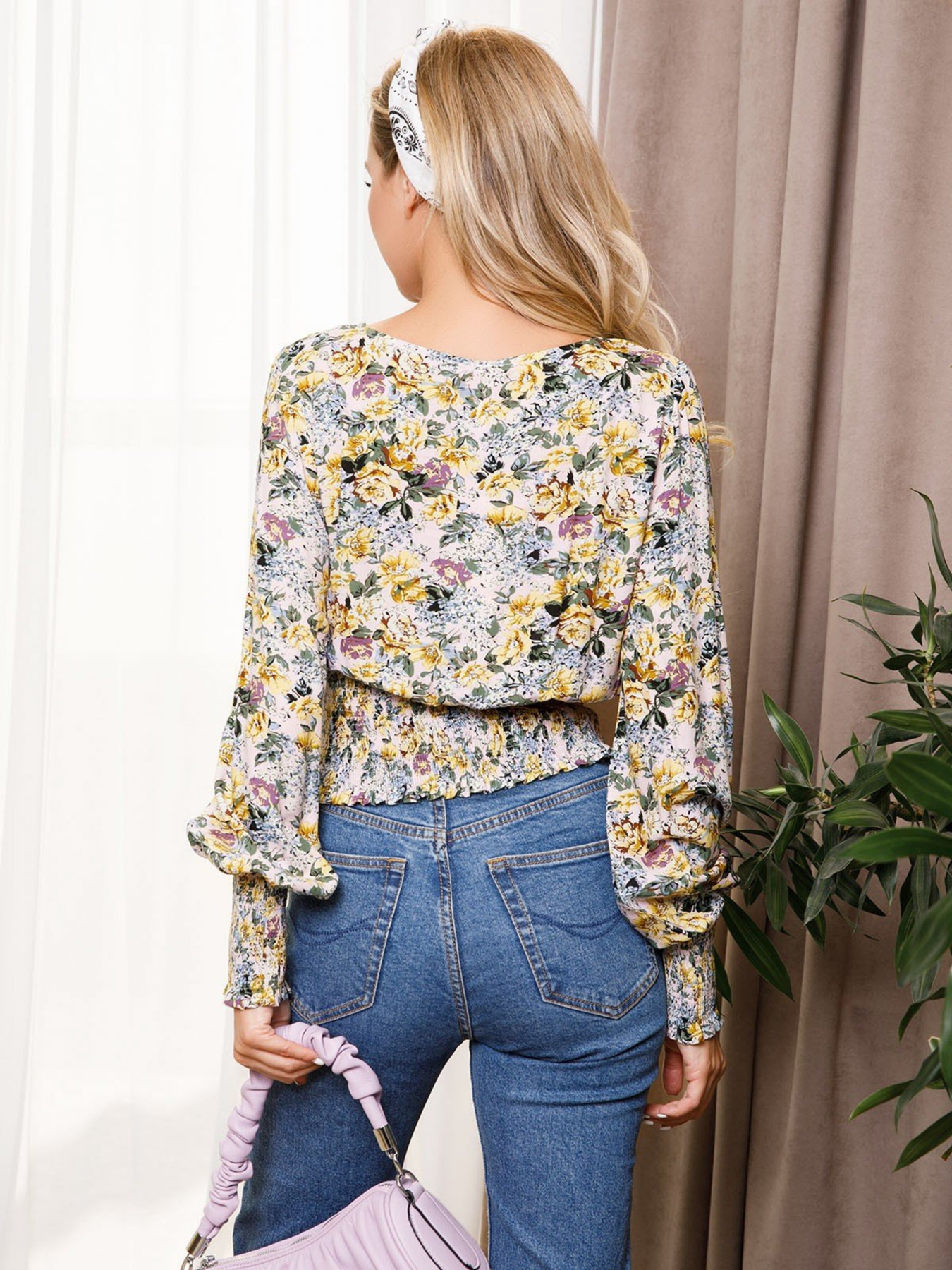 Блуза ISSA Plus модель SA-227_pink Фото