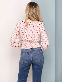 Блуза ISSA Plus модель SA-24_white Фото