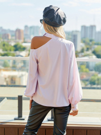 Блуза ISSA Plus модель SA-285_lilac Фото