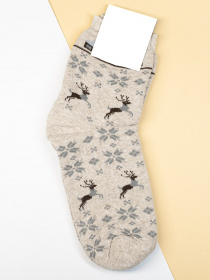 Шкарпетки ISSA Plus модель NS-152_beige Шкарпетки ISSA Plus модель NS-152_beige Фото