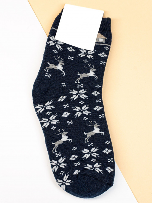 Шкарпетки ISSA Plus модель NS-152_darkblue Фото