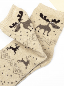 Шкарпетки ISSA Plus модель NS-156_beige Фото