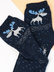 Носки ISSA Plus модель NS-156_darkblue Фото