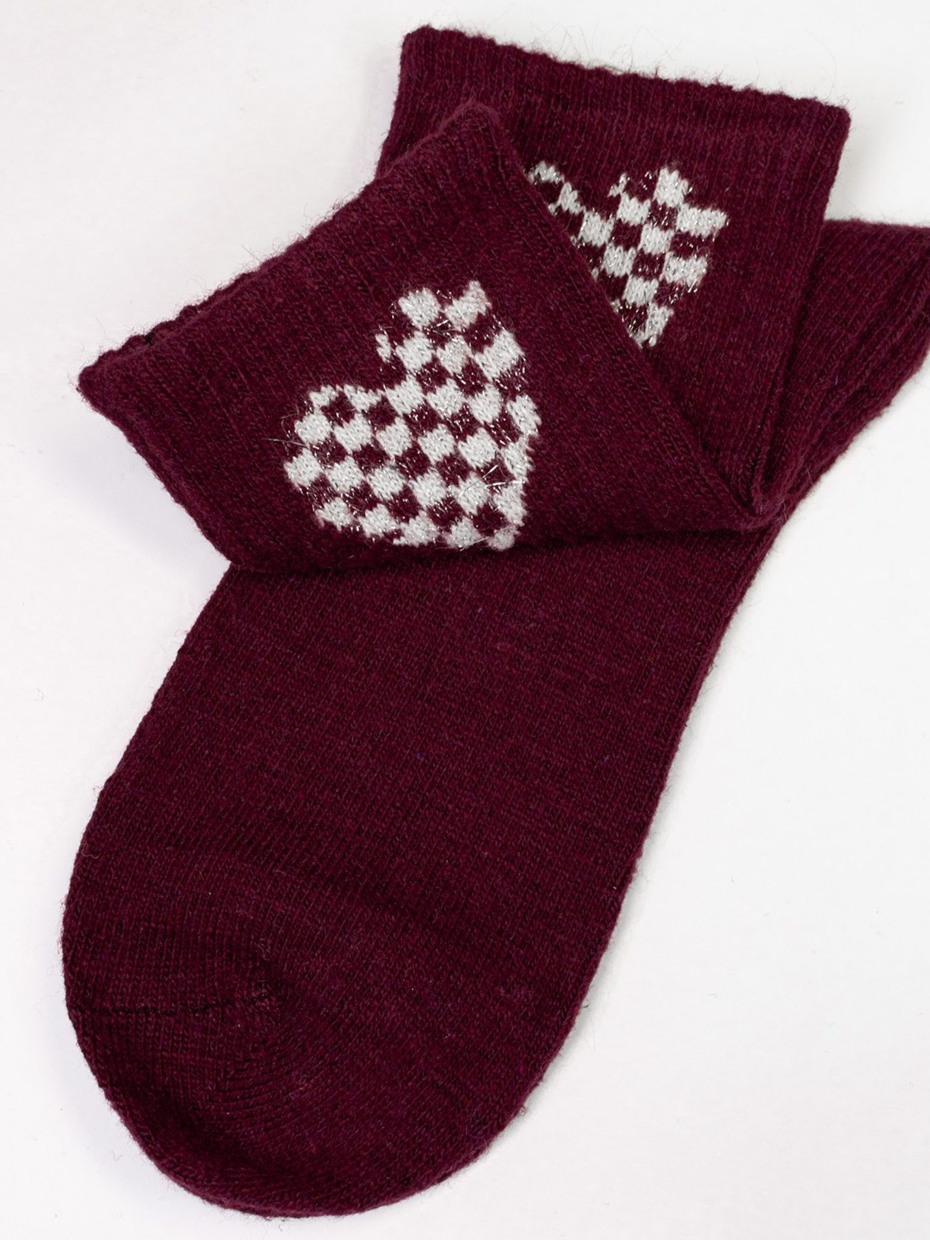 Носки ISSA Plus модель NS-160_burgundy Фото