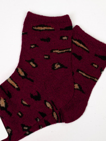 Носки ISSA Plus модель NS-161_burgundy Фото