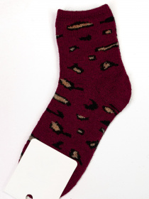 Носки ISSA Plus модель NS-161_burgundy Фото