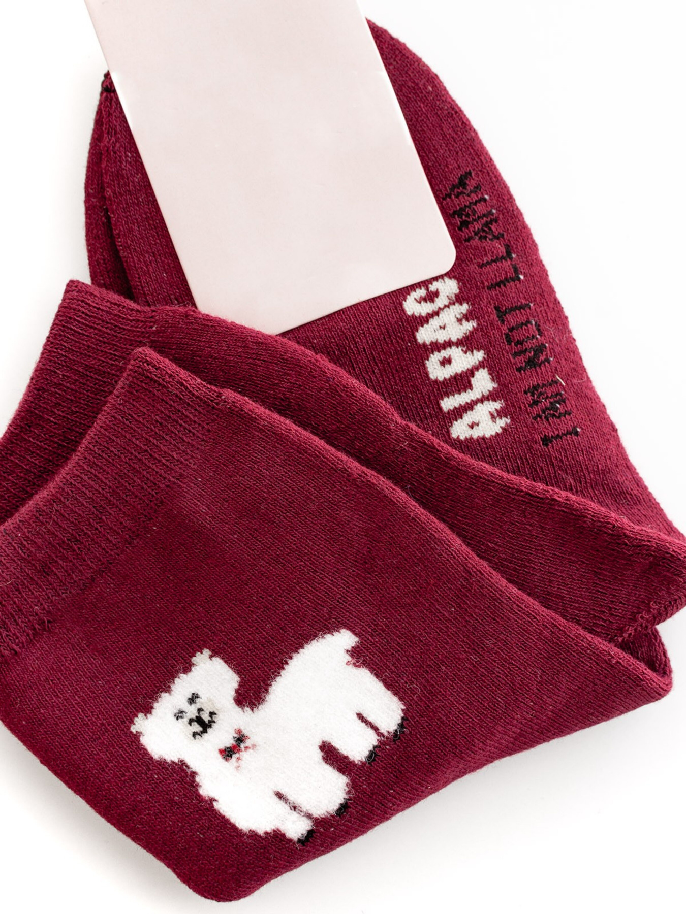 Носки ISSA Plus модель NS-165_burgundy Фото