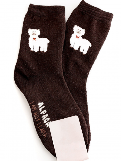 Носки ISSA Plus модель NS-165_brown Фото