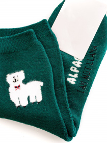 Носки ISSA Plus модель NS-165_darkgreen Фото