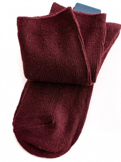 Шкарпетки ISSA Plus модель NS-167_burgundy - фото