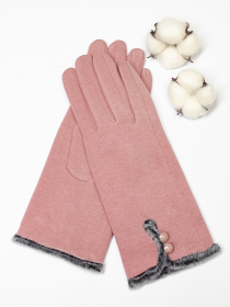 Перчатки ISSA Plus модель PE-05_pink Фото