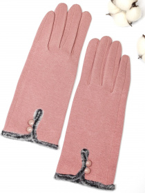 Рукавички ISSA Plus модель PE-05_pink Фото