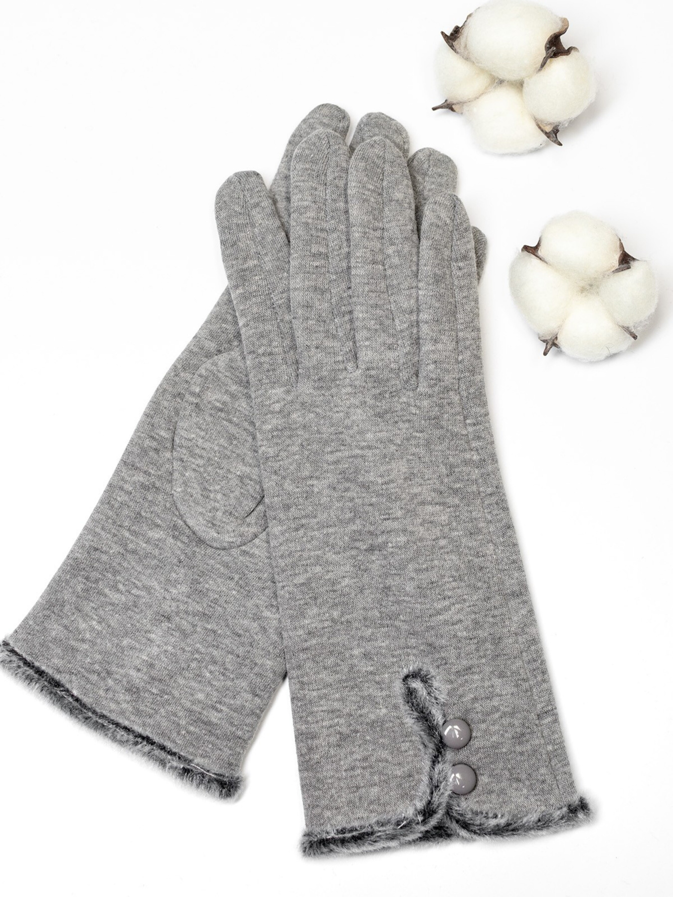 Рукавички ISSA Plus модель PE-05_grey Рукавички ISSA Plus модель PE-05_grey Фото