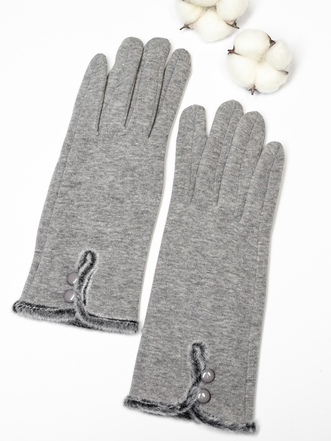 Рукавички ISSA Plus модель PE-05_grey Рукавички ISSA Plus модель PE-05_grey Фото