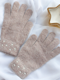 Рукавички ISSA Plus модель PE-14_beige Фото