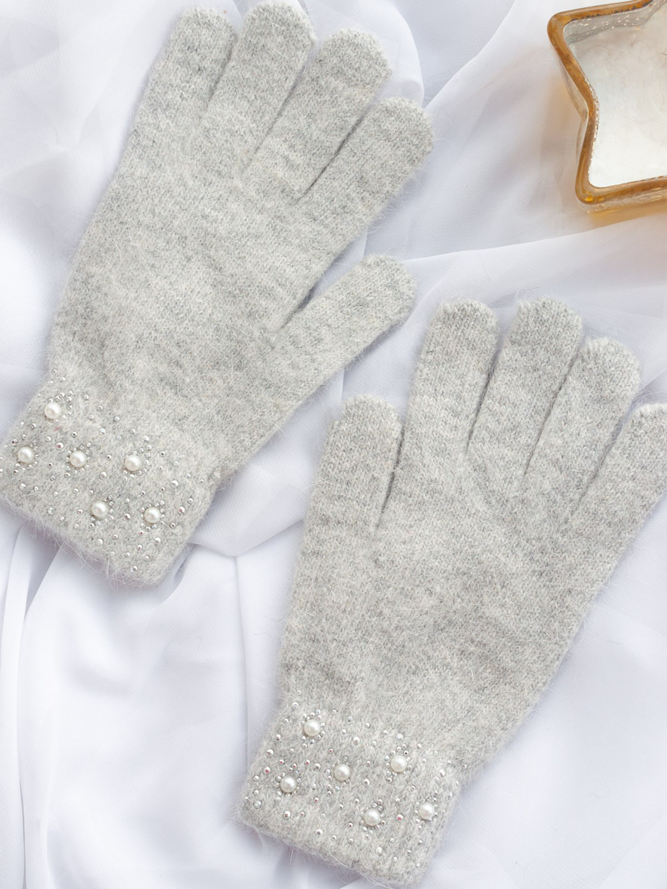 Перчатки ISSA Plus модель PE-14_grey Фото