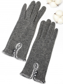 Перчатки ISSA Plus модель PE-14_darkgray Фото