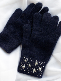 Перчатки ISSA Plus модель PE-14_darkblue Фото