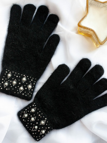 Рукавички ISSA Plus модель PE-14_black Фото