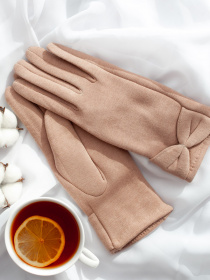 Перчатки ISSA Plus модель PE-18_beige Фото