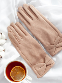 Рукавички ISSA Plus модель PE-18_beige Фото