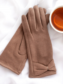 Перчатки ISSA Plus модель PE-18_brown Фото