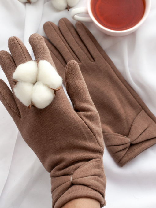 Рукавички ISSA Plus Модель PE-18_brown Фото