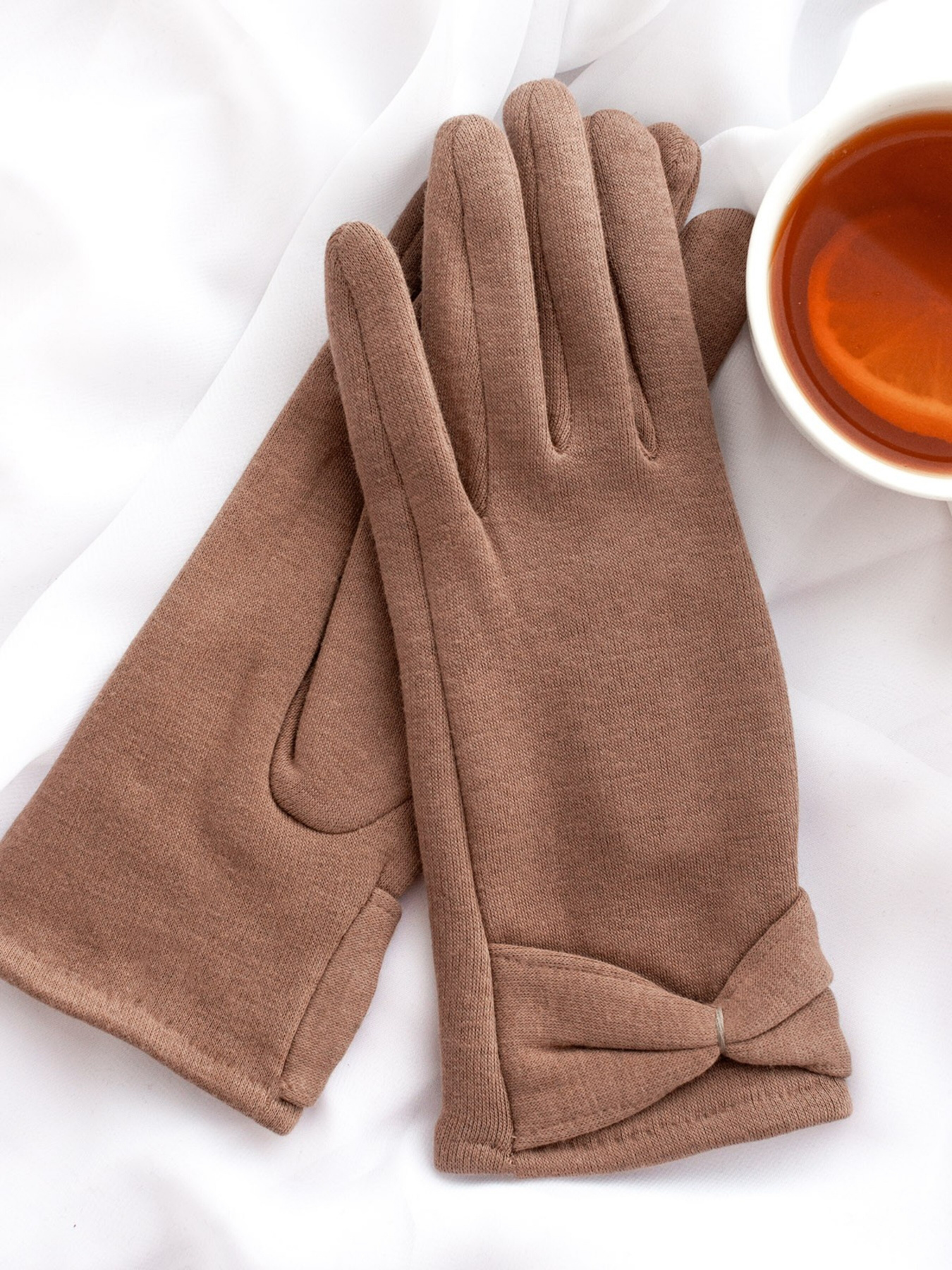 Рукавички ISSA Plus модель PE-18_brown Фото