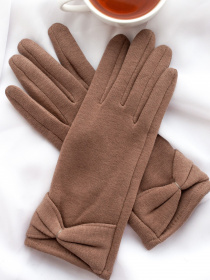 Рукавички ISSA Plus модель PE-18_brown Фото