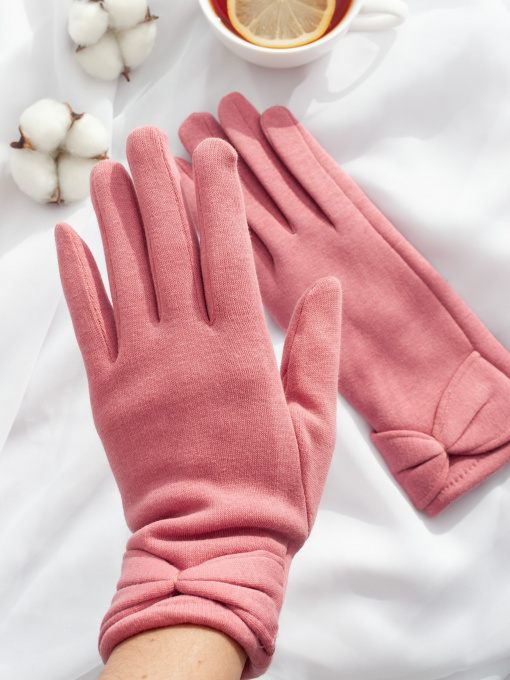 Рукавички ISSA Plus Модель PE-18_pink Фото