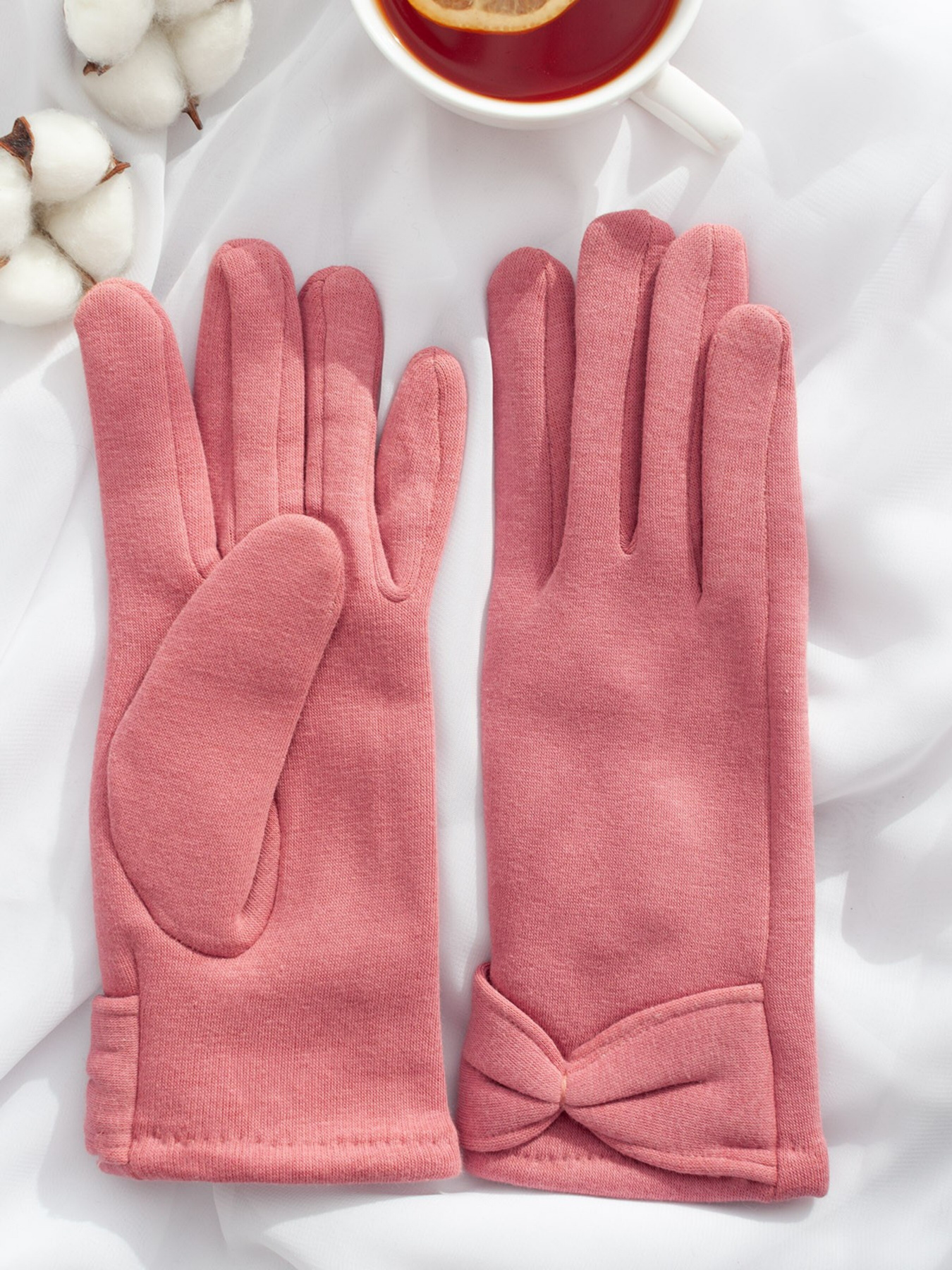 Рукавички ISSA Plus модель PE-18_pink Фото