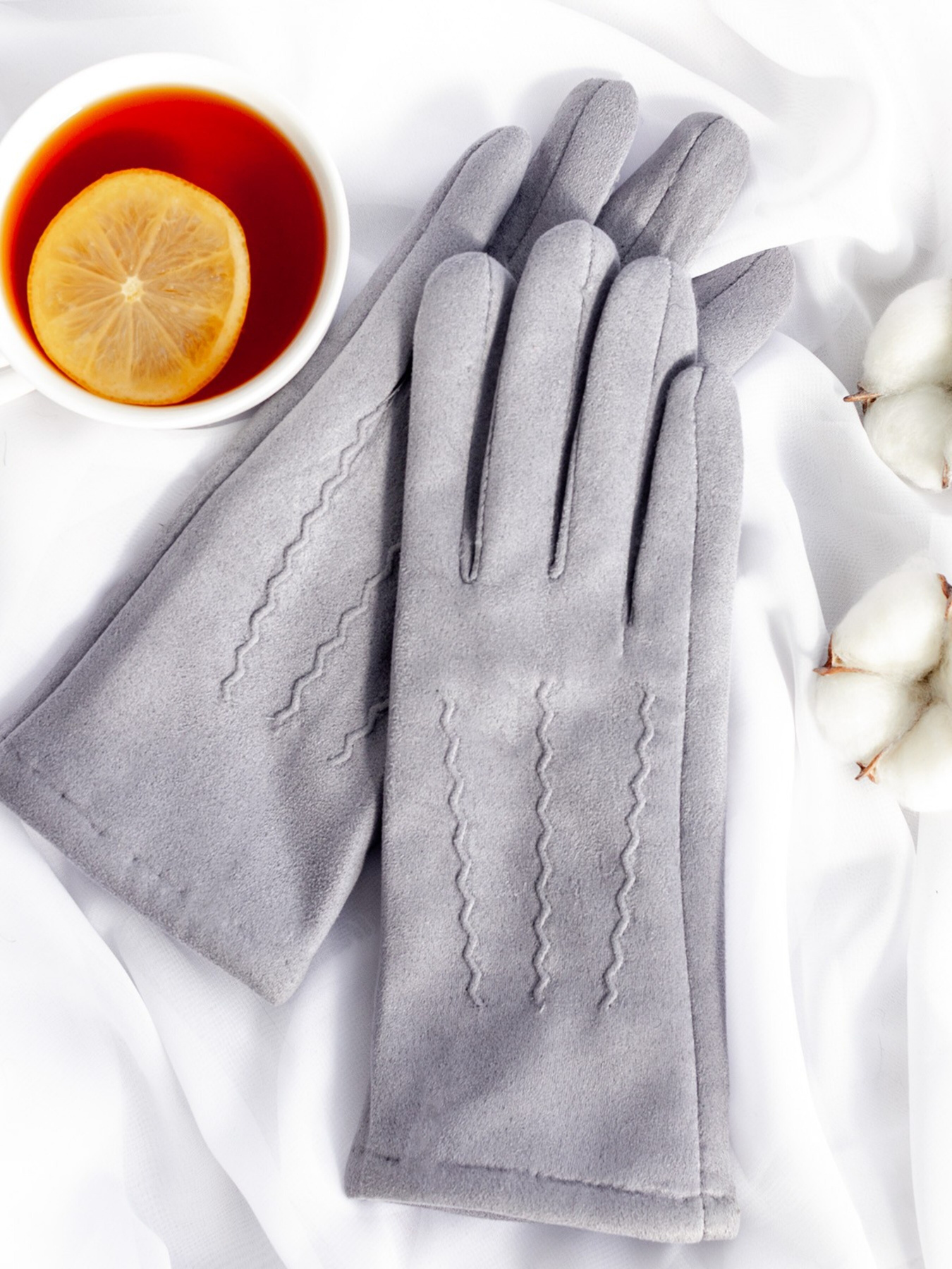 Рукавички ISSA Plus модель PE-19_grey Фото