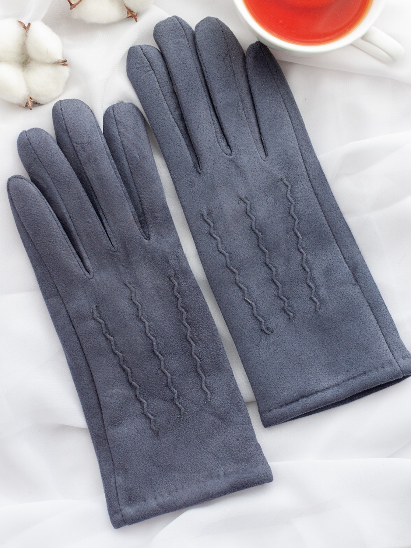 Перчатки ISSA Plus модель PE-19_blue Фото