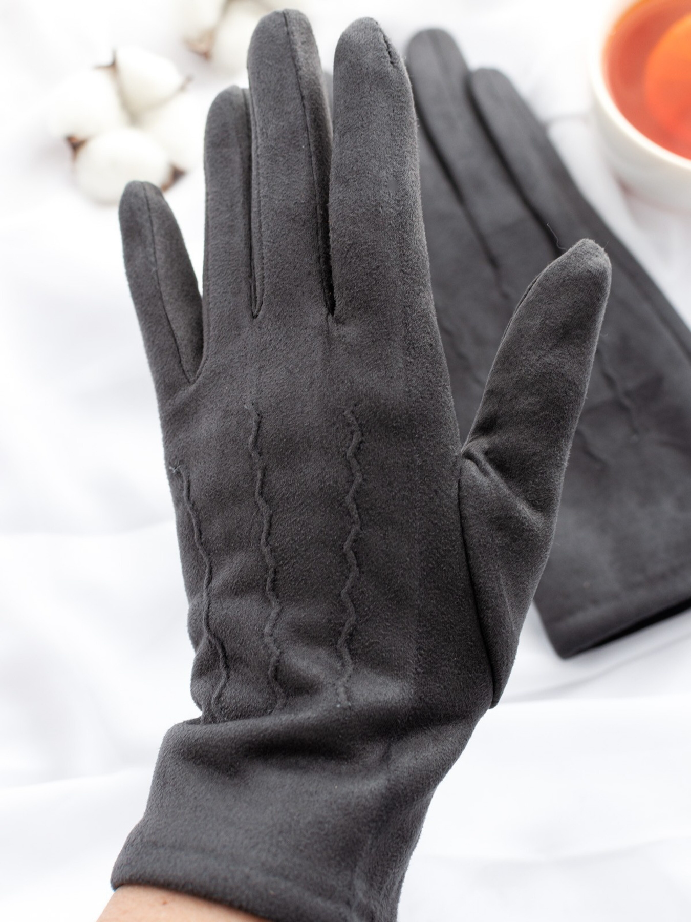 Перчатки ISSA Plus модель PE-19_darkgray Фото