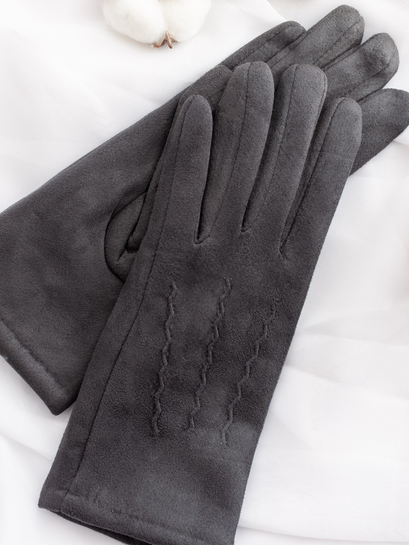 Рукавички ISSA Plus модель PE-19_darkgray Фото