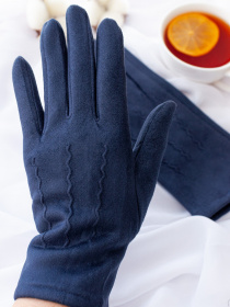 Перчатки ISSA Plus модель PE-19_darkblue Фото