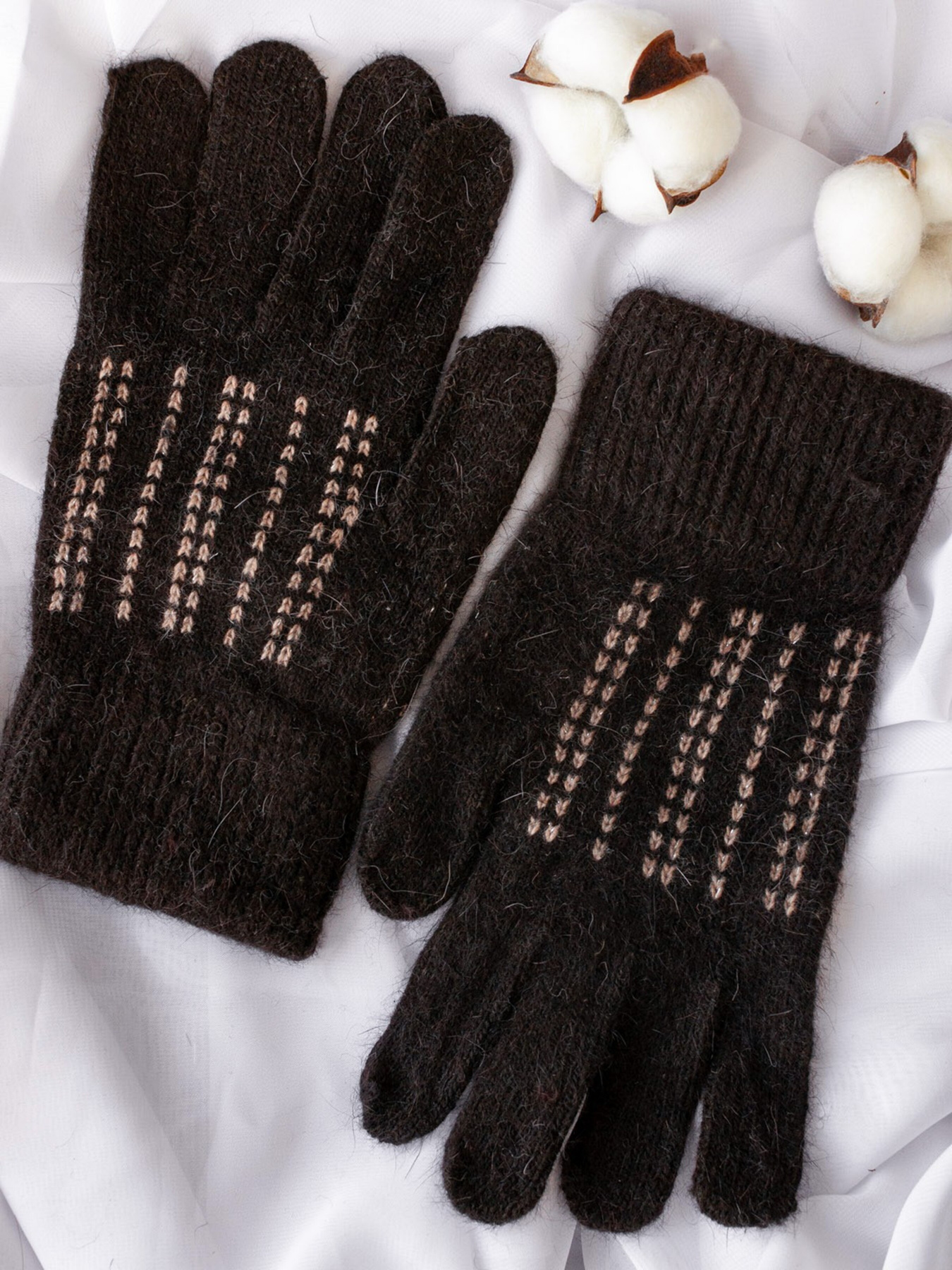 Перчатки ISSA Plus модель PE-20_darkbrown Фото