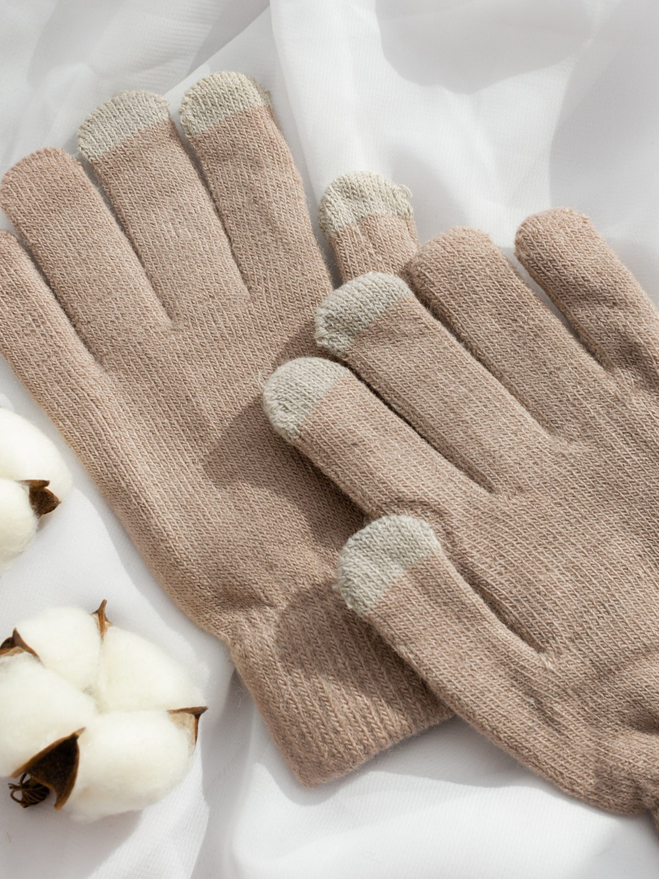 Рукавички ISSA Plus модель PE-21_beige Фото