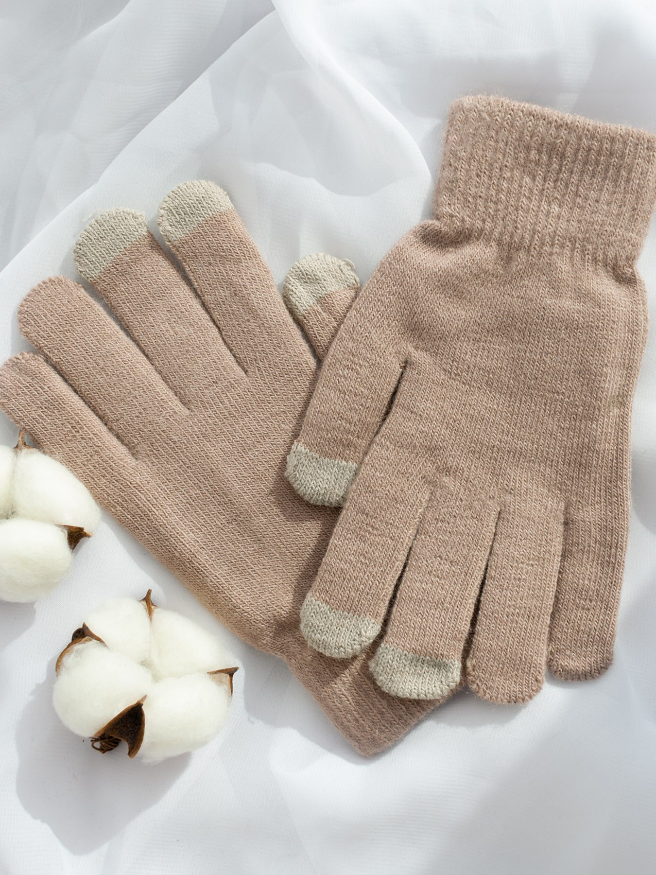 Рукавички ISSA Plus модель PE-21_beige Фото