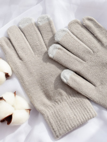 Перчатки ISSA Plus модель PE-21_grey Фото