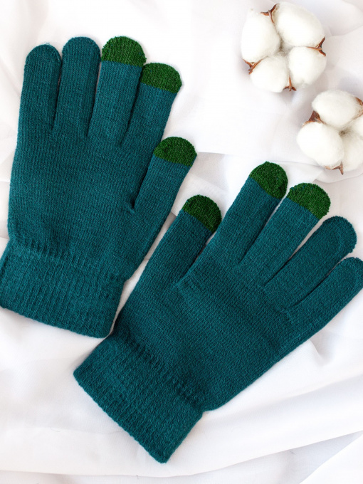 Рукавички ISSA Plus Модель PE-21_darkgreen Фото