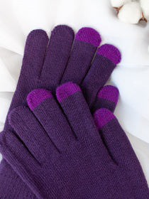 Рукавички ISSA Plus модель PE-21_purple Рукавички ISSA Plus модель PE-21_purple Фото