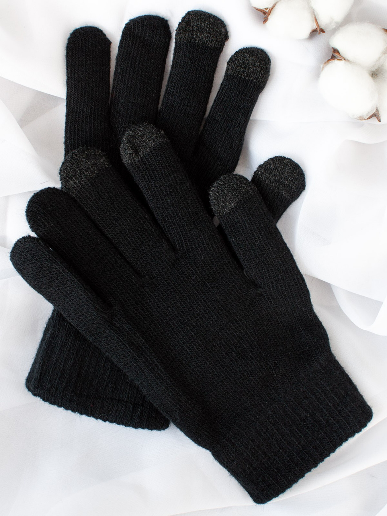 Перчатки ISSA Plus модель PE-21_black Перчатки ISSA Plus модель PE-21_black Фото