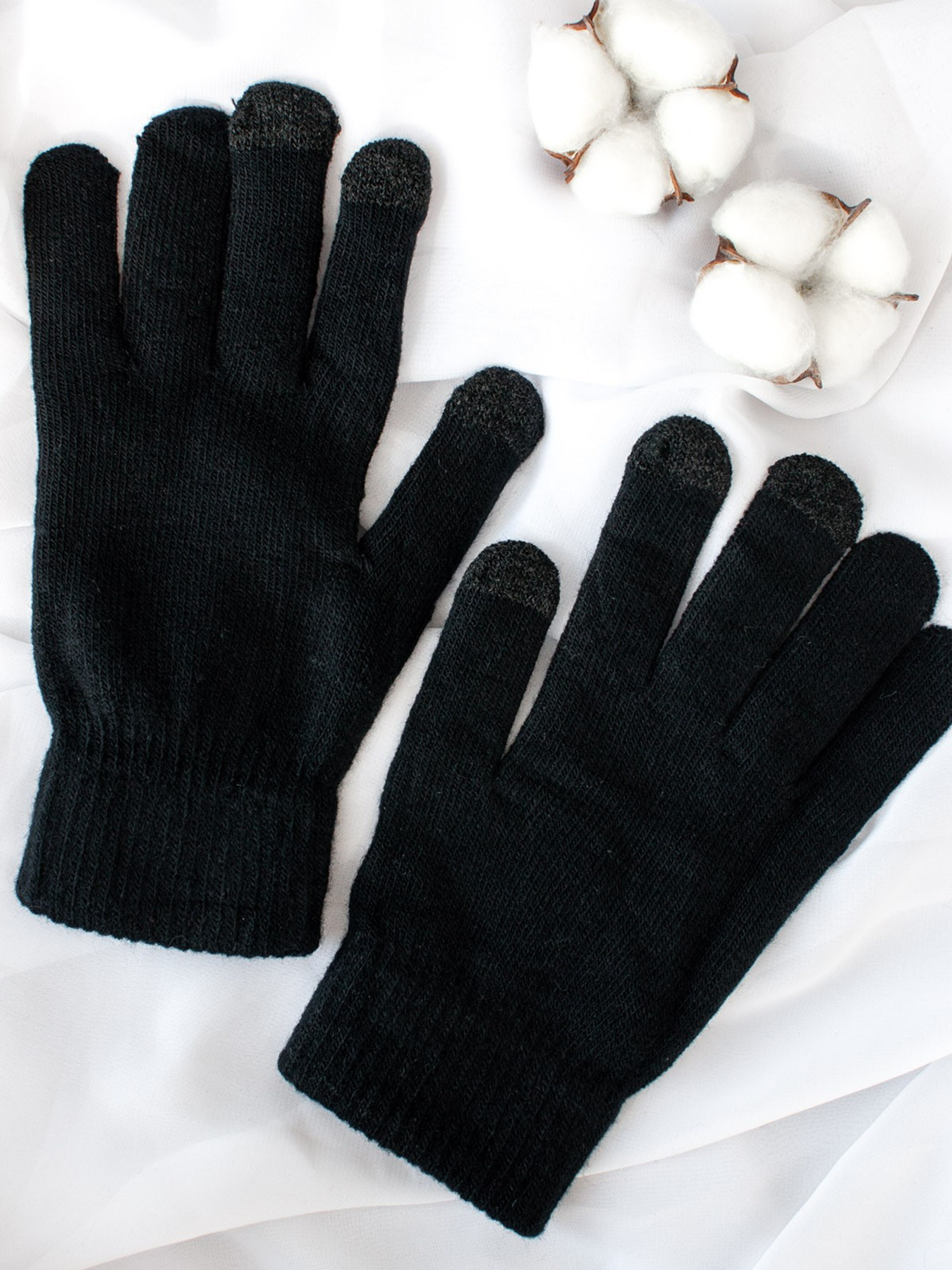 Перчатки ISSA Plus модель PE-21_black Перчатки ISSA Plus модель PE-21_black Фото